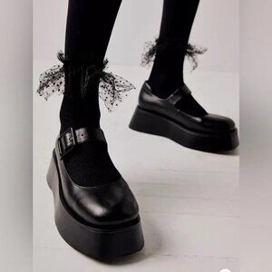 Free People X Jeffrey Campbell Ichika Mary Jane Platform Black Size 36 (US 6)